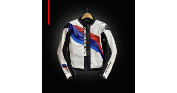 BMW MOTORRAD MOTORBIKE LEATHER JACKET MOTORCYCLE JACKET MOTOGP